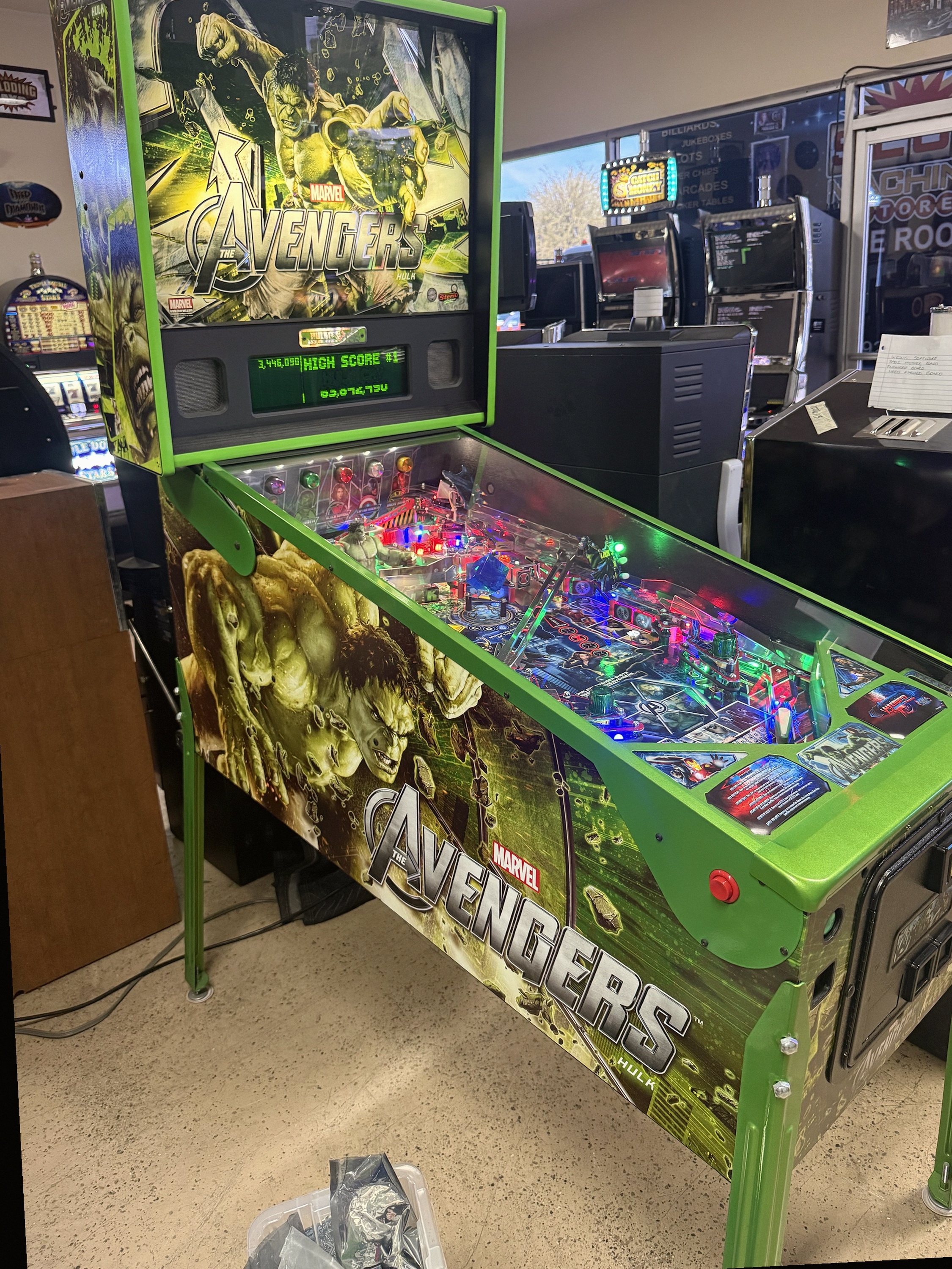 Avengers Hulk Edition Stern Pinball