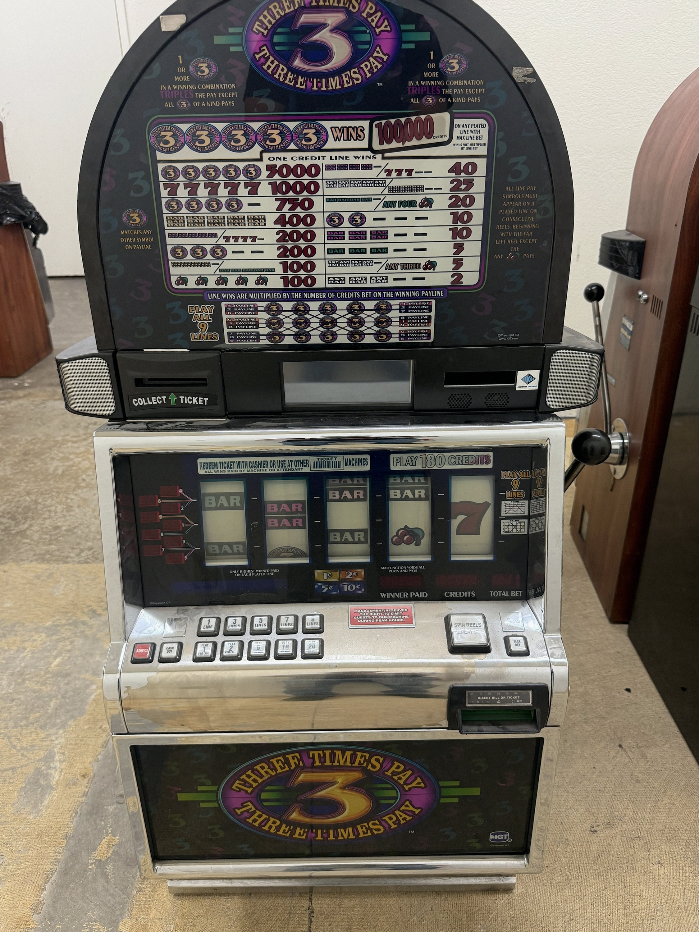 IGT Reel Spinner 3 Times Pay