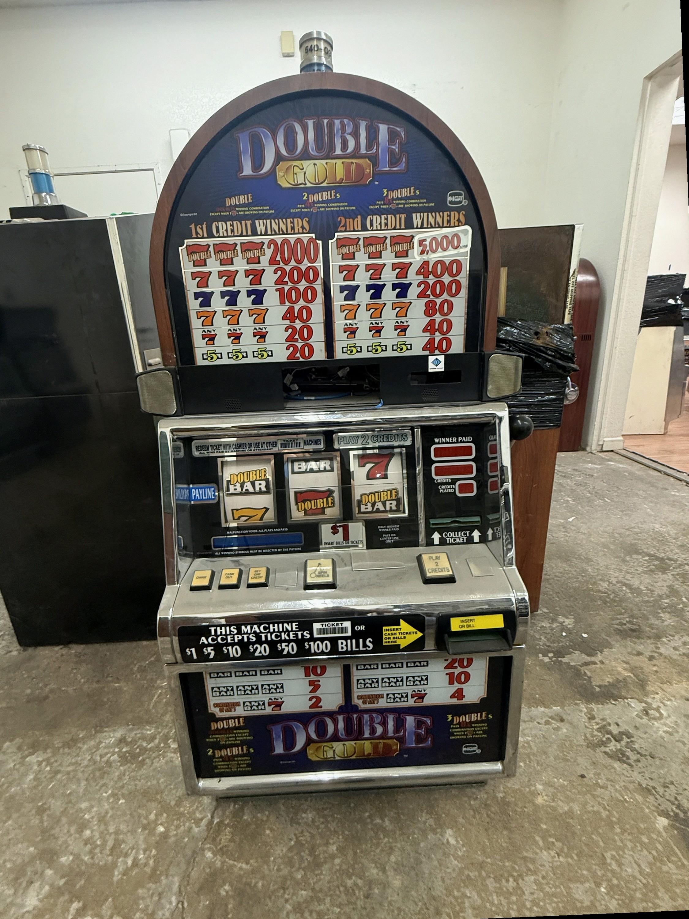 IGT Reel Spinner Double Gold