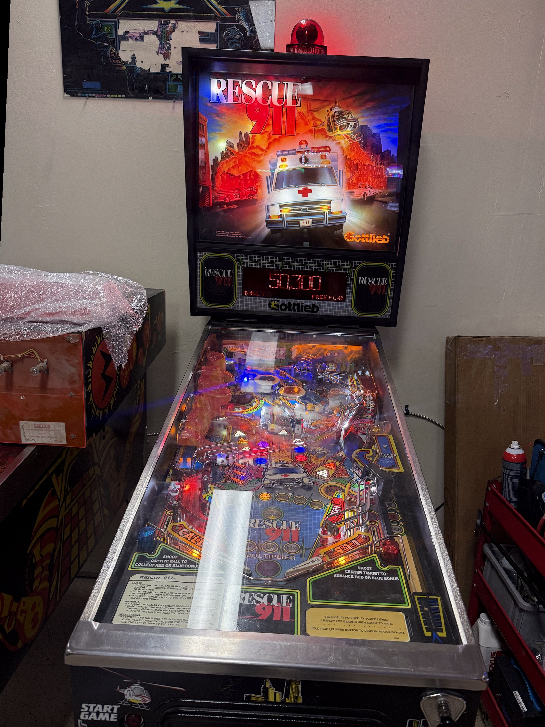 Rescue 911 Pinball